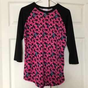 Pink Butterfly LuLaRoe Randy Size Small